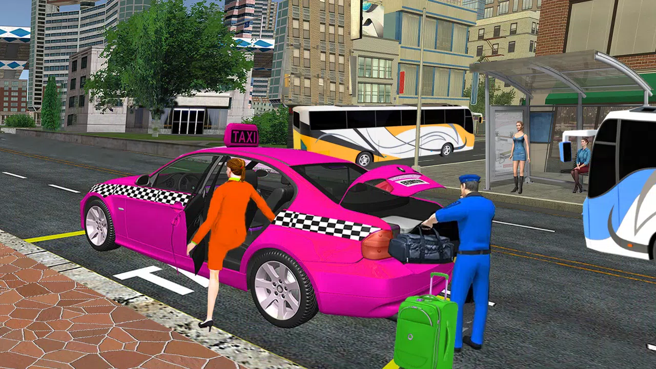 City Taxi Games-Taxi Car Games 스크린샷 3