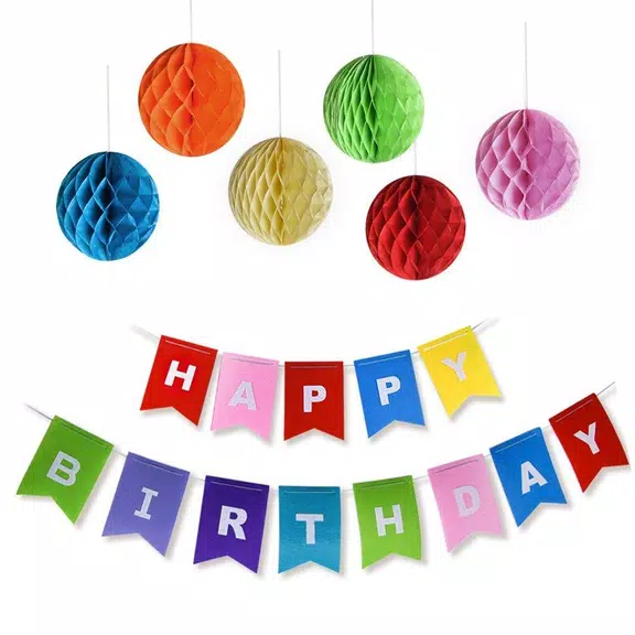 Party Banner Bunting Maker Скриншот 0