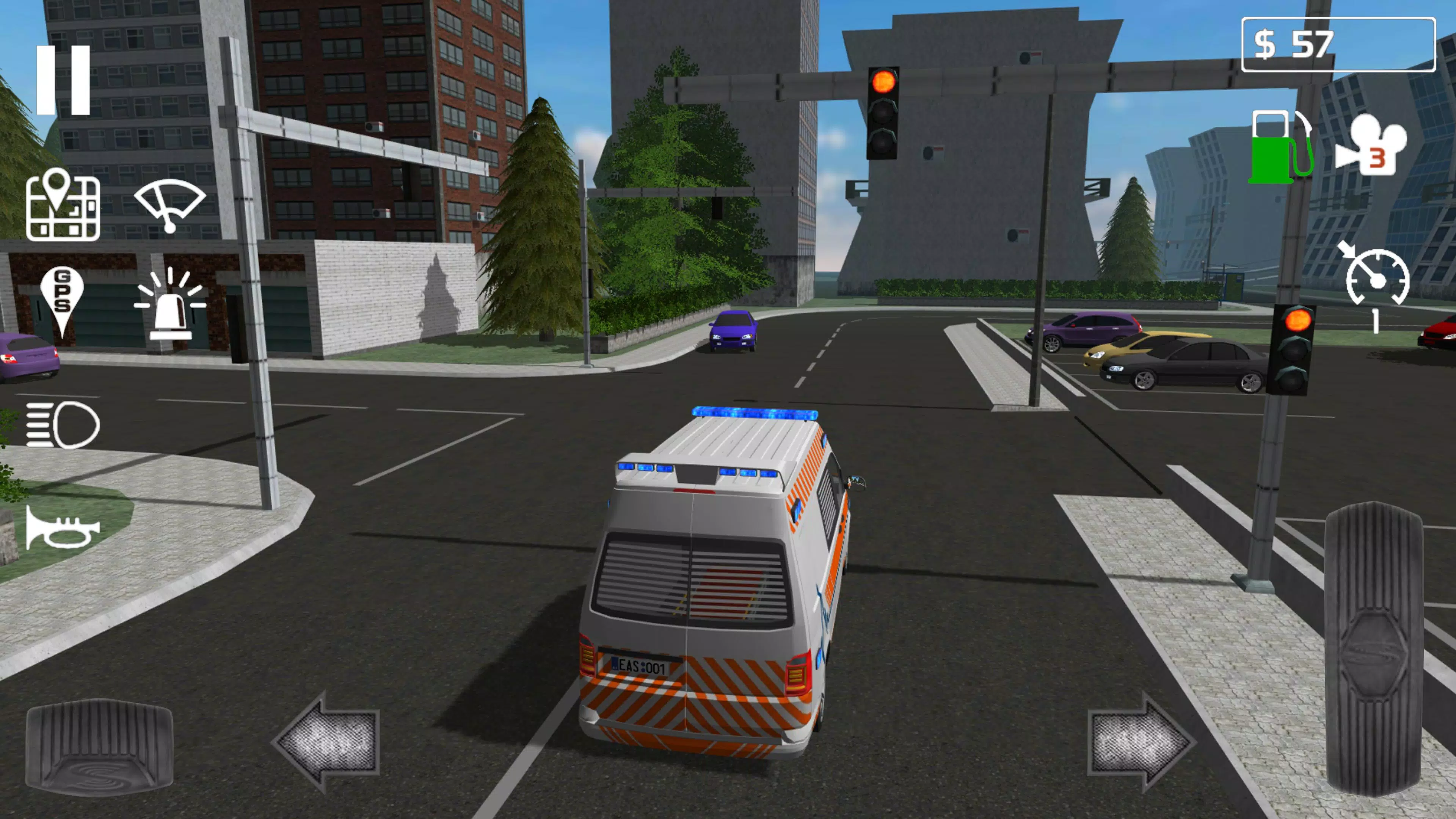 Emergency Ambulance Simulator 螢幕截圖 1