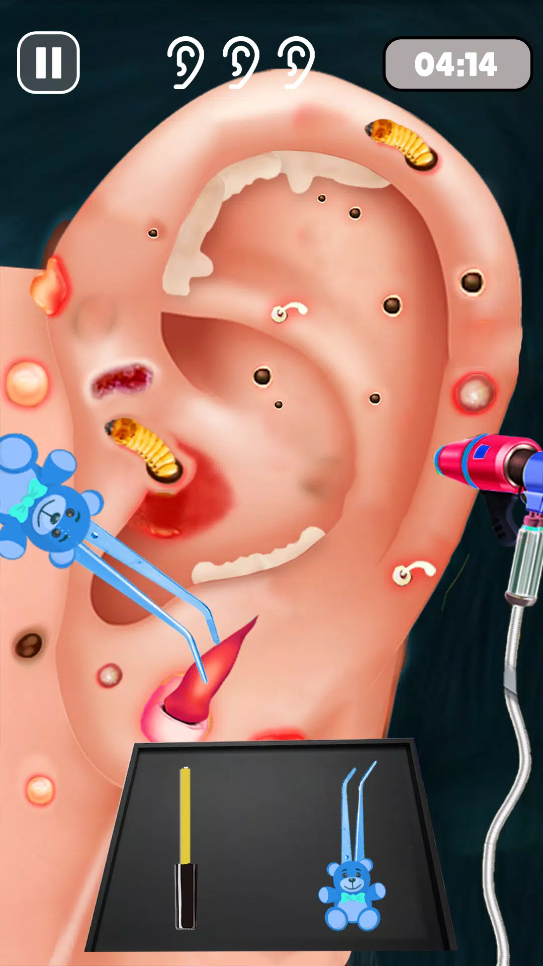 Ear Salon ASMR Doctor Game スクリーンショット 1