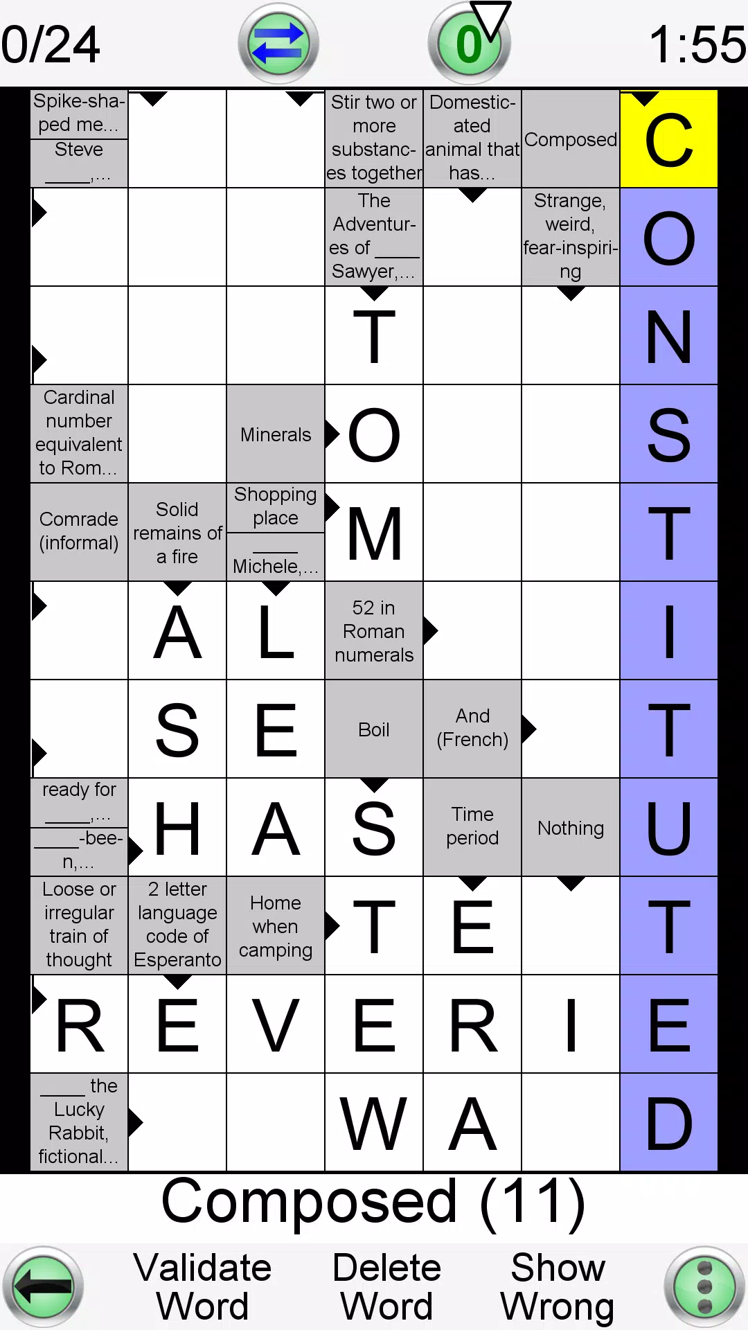 Arrow Crossword 스크린샷 0