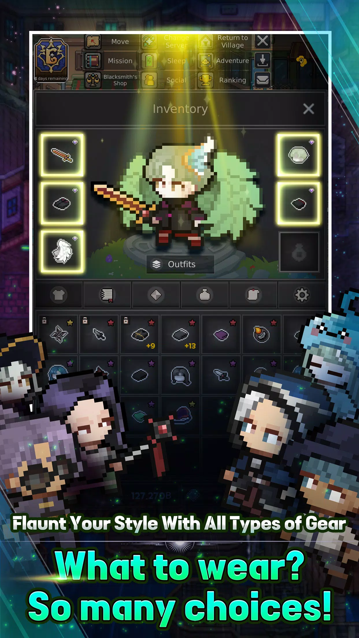 Elemental: 2D MMORPG Скриншот 1