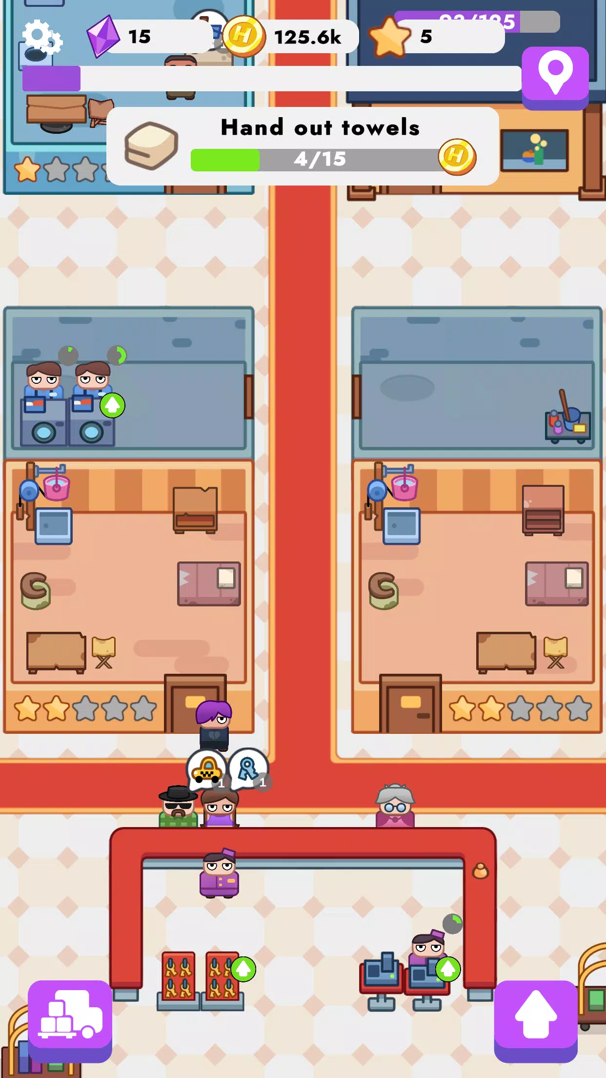 Royal Hotel: idle game 螢幕截圖 3