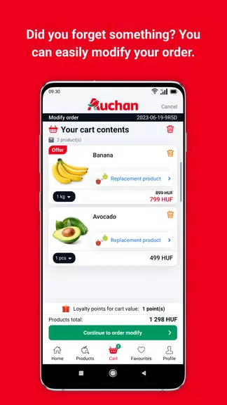 Auchan Online Áruház Captura de pantalla 3