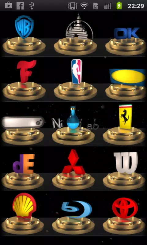 3D Logo Quiz Captura de tela 0