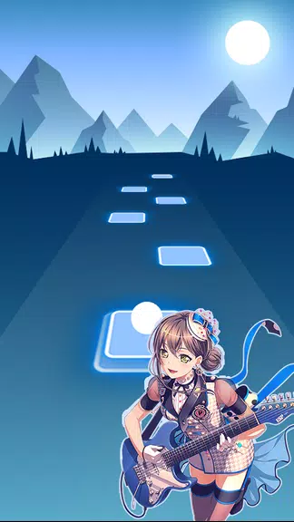 Anime Tiles Hop - Piano Music Captura de pantalla 3