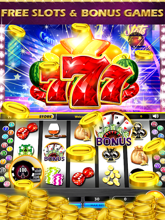 Raging 777 Vegas Party Slots Capture d'écran 1