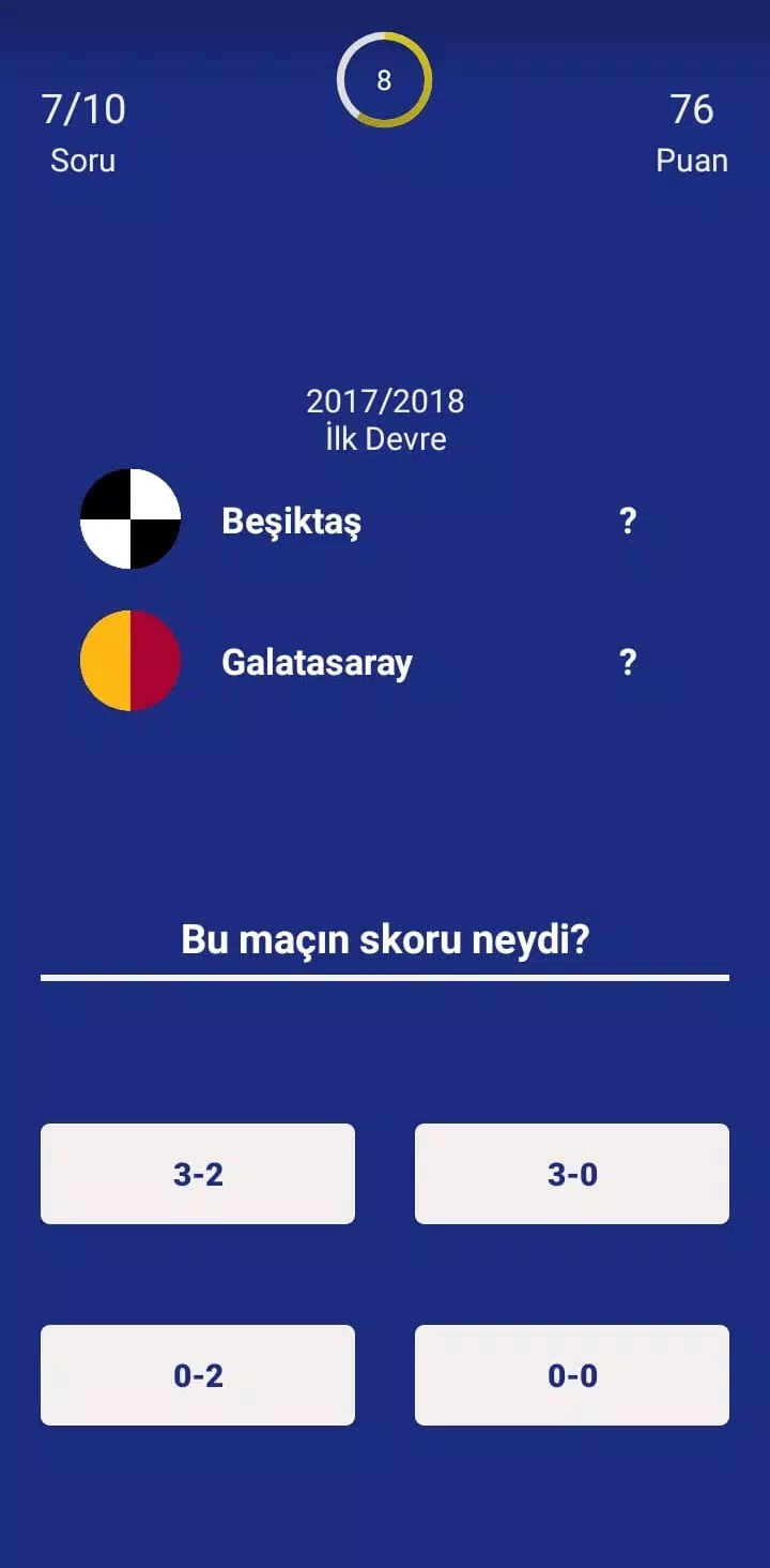 Türkiye Süper Ligi Bilgi Oyunu スクリーンショット 3