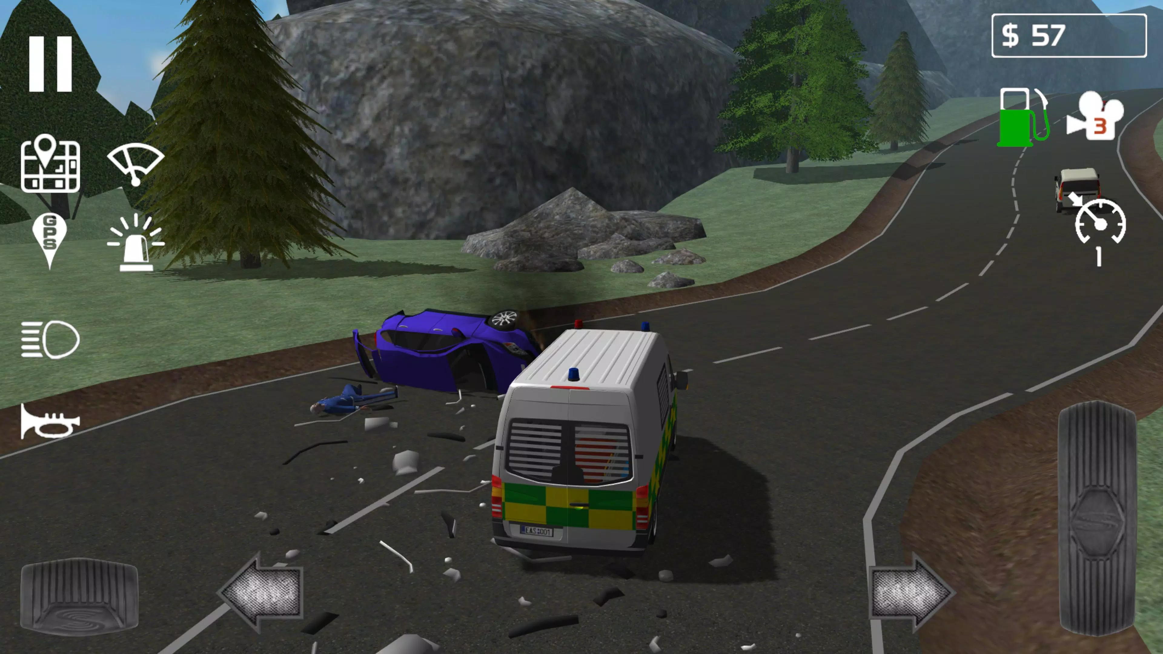 Emergency Ambulance Simulator 螢幕截圖 3