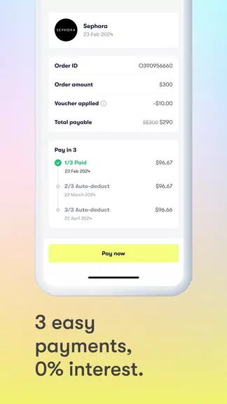 Atome SG - Buy Now Pay Later Скриншот 1