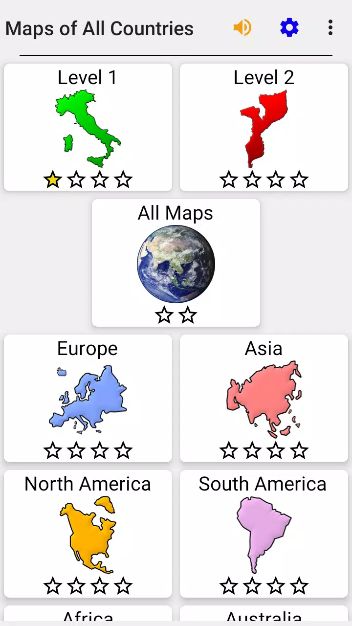 Maps of All Countries Geo-Quiz Скриншот 2