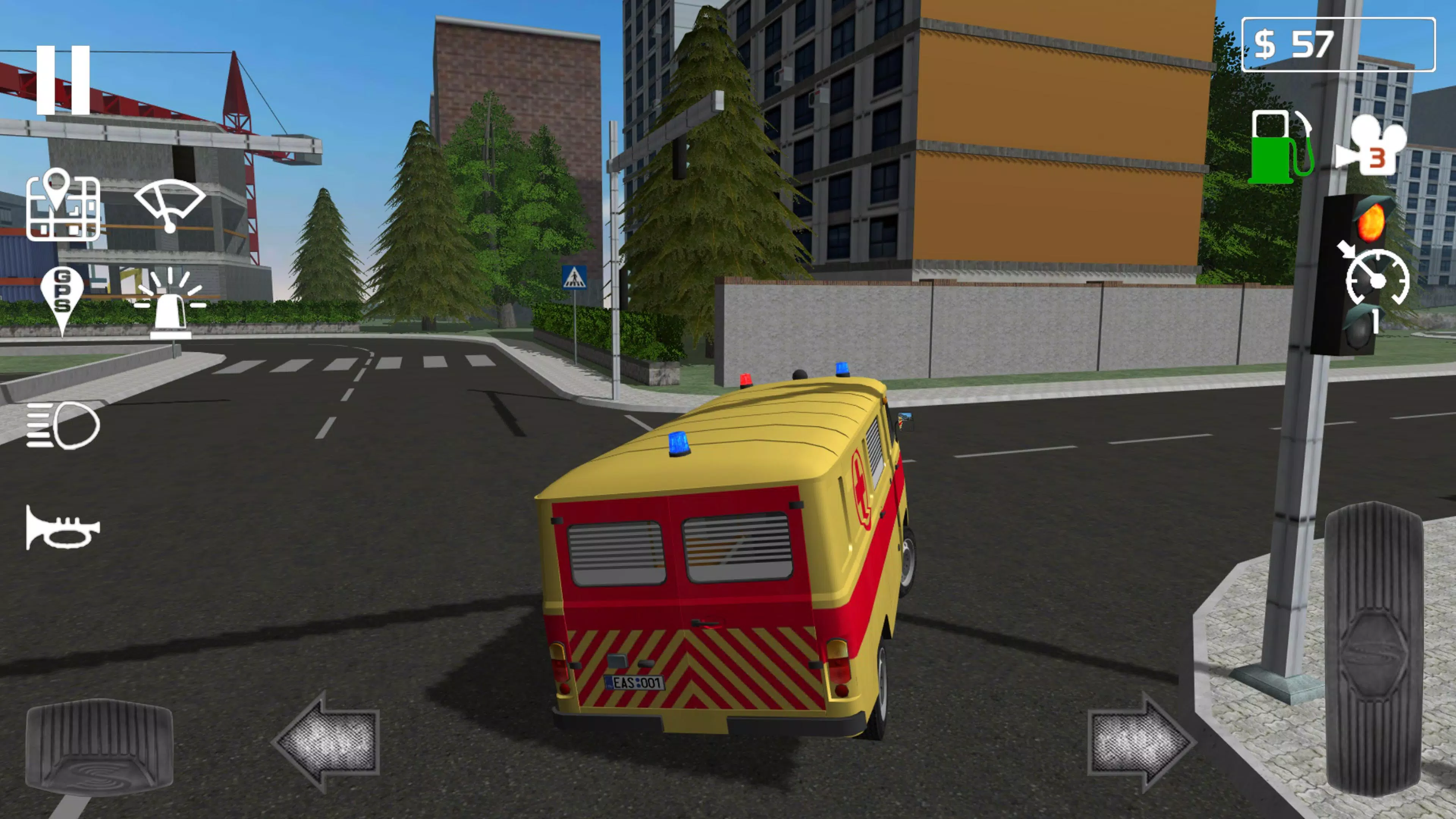 Emergency Ambulance Simulator 螢幕截圖 2