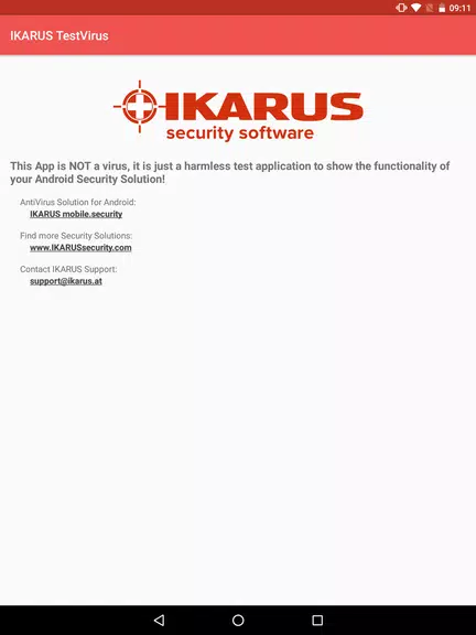 IKARUS TestVirus Скриншот 3