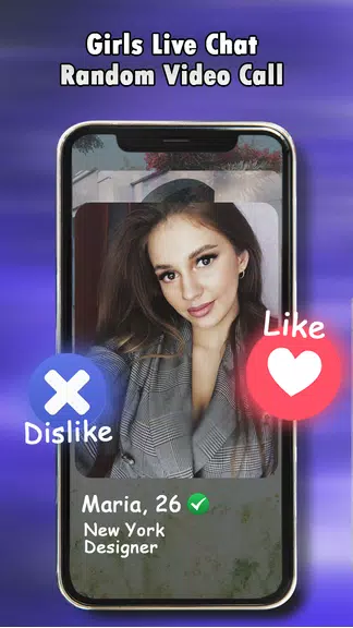 Girls Live Chat - Random Video Call Скриншот 0