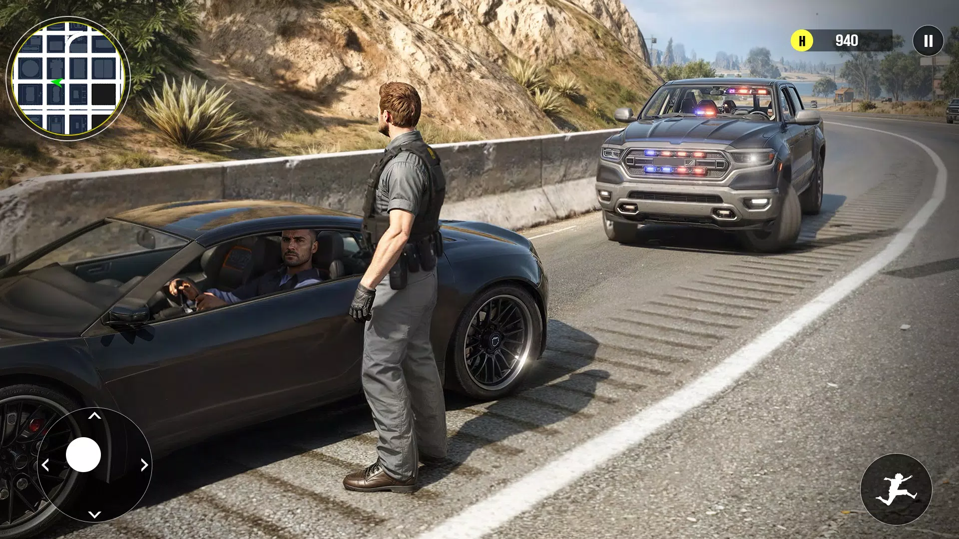 Police Van Crime Sim Games Capture d'écran 0