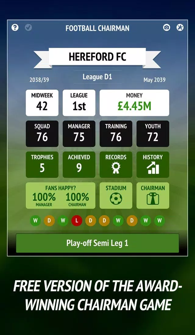Football Chairman (Soccer) 스크린샷 0