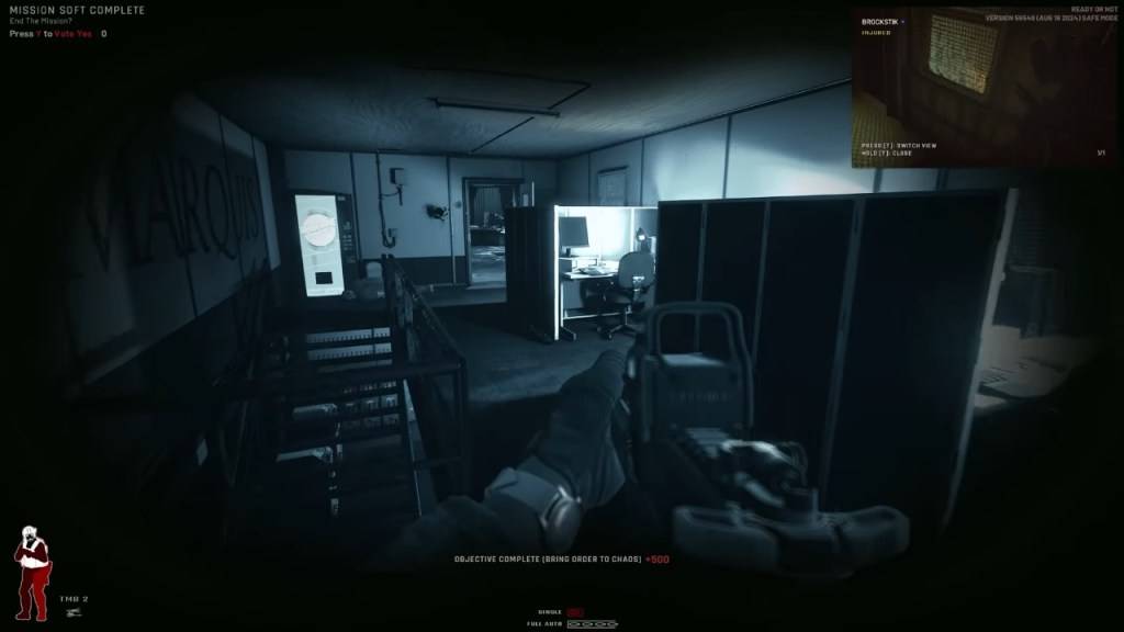 Ready Or Not Mission Voting Screen