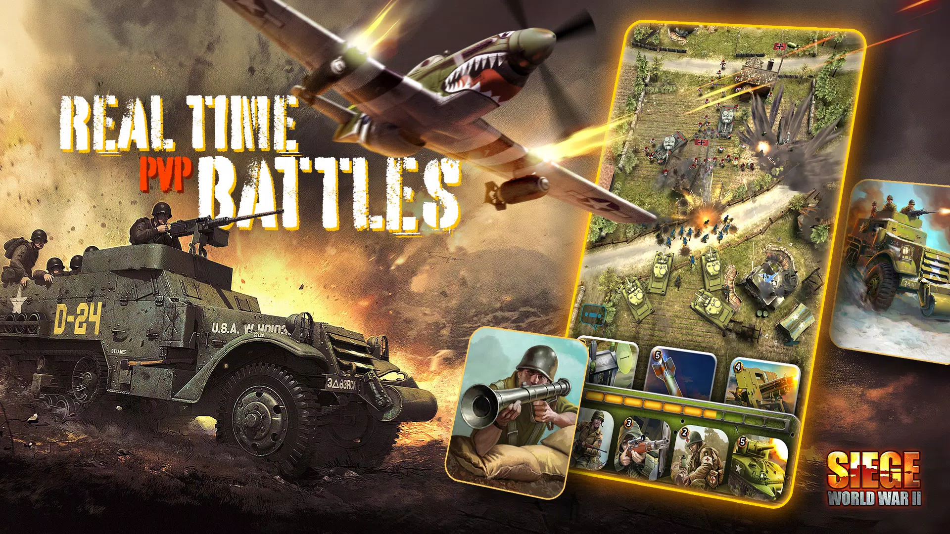 SIEGE: World War II 스크린샷 0