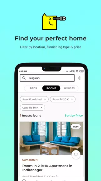 Nestaway-Rent a House/Room/Bed 스크린샷 1