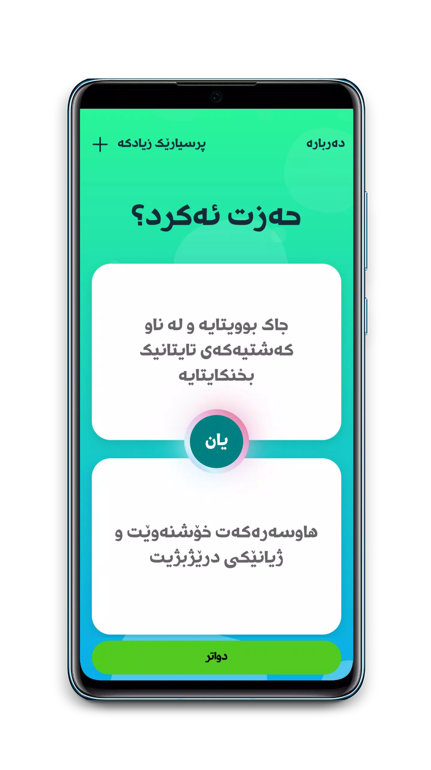 حەزت ئەکرد؟ スクリーンショット 1