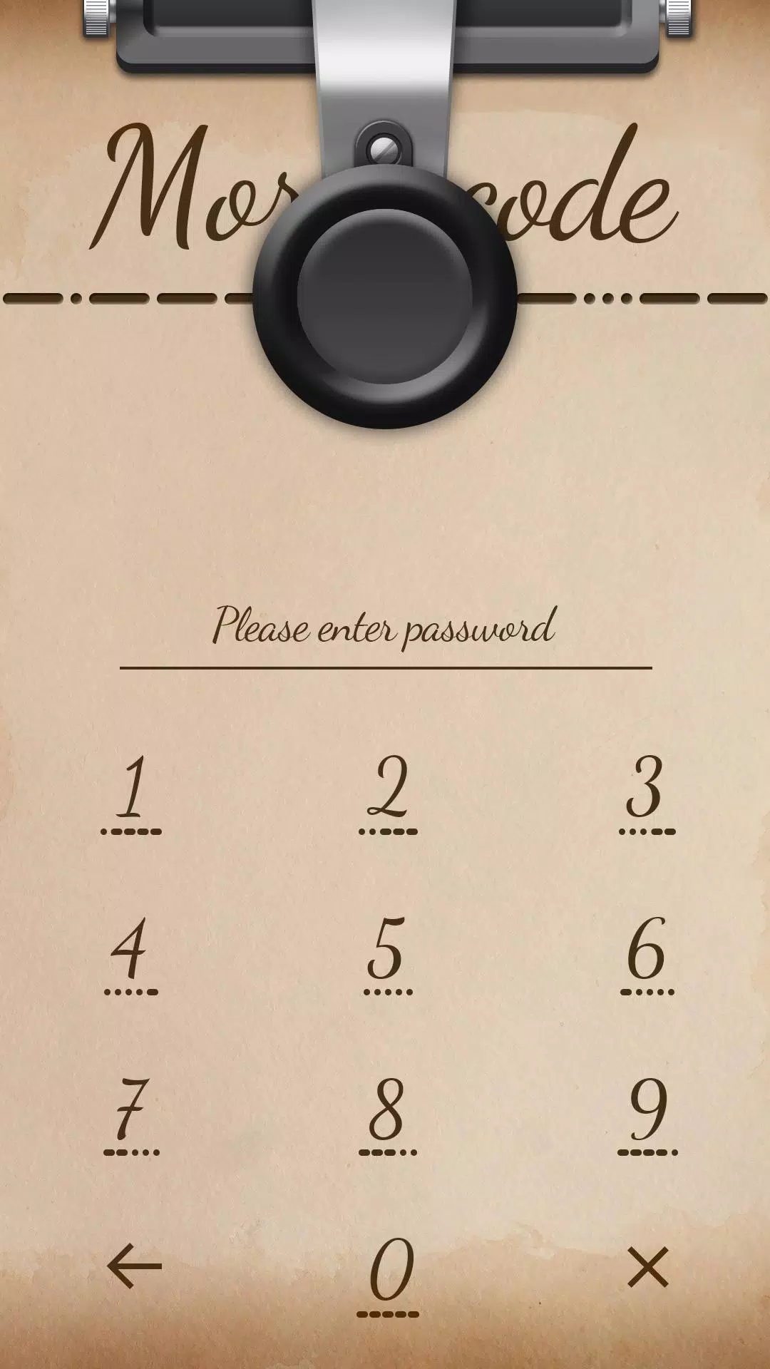 DoScreen Theme MorseCode 螢幕截圖 1
