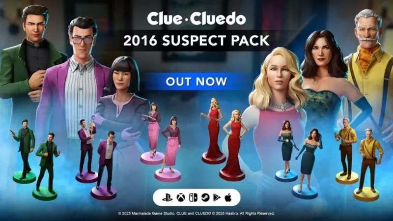 Clue Mobile представляет обновление 2016 года с новыми подозреваемыми