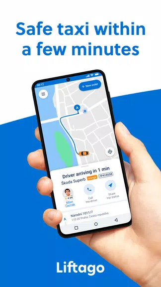 Liftago: Travel safely Скриншот 0
