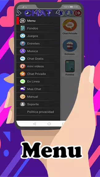 Mini Chat Captura de tela 1