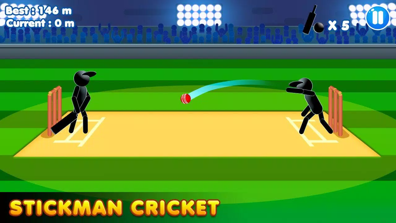 Stickman Cricket:Cricket Games Captura de pantalla 0