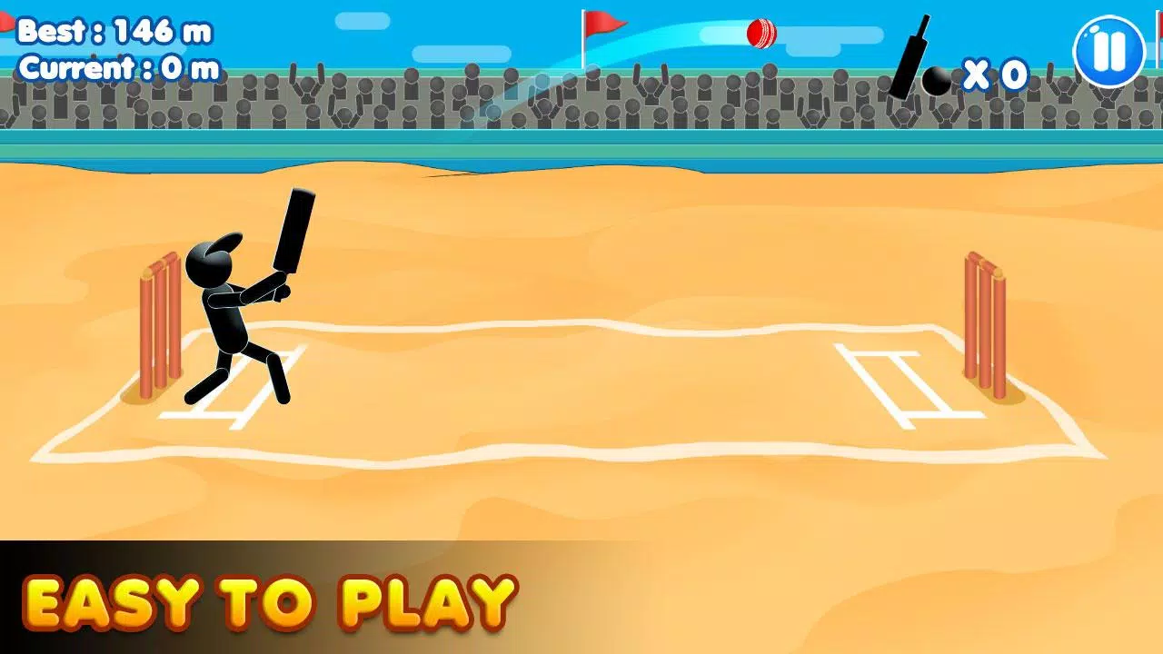 Stickman Cricket:Cricket Games Captura de pantalla 2
