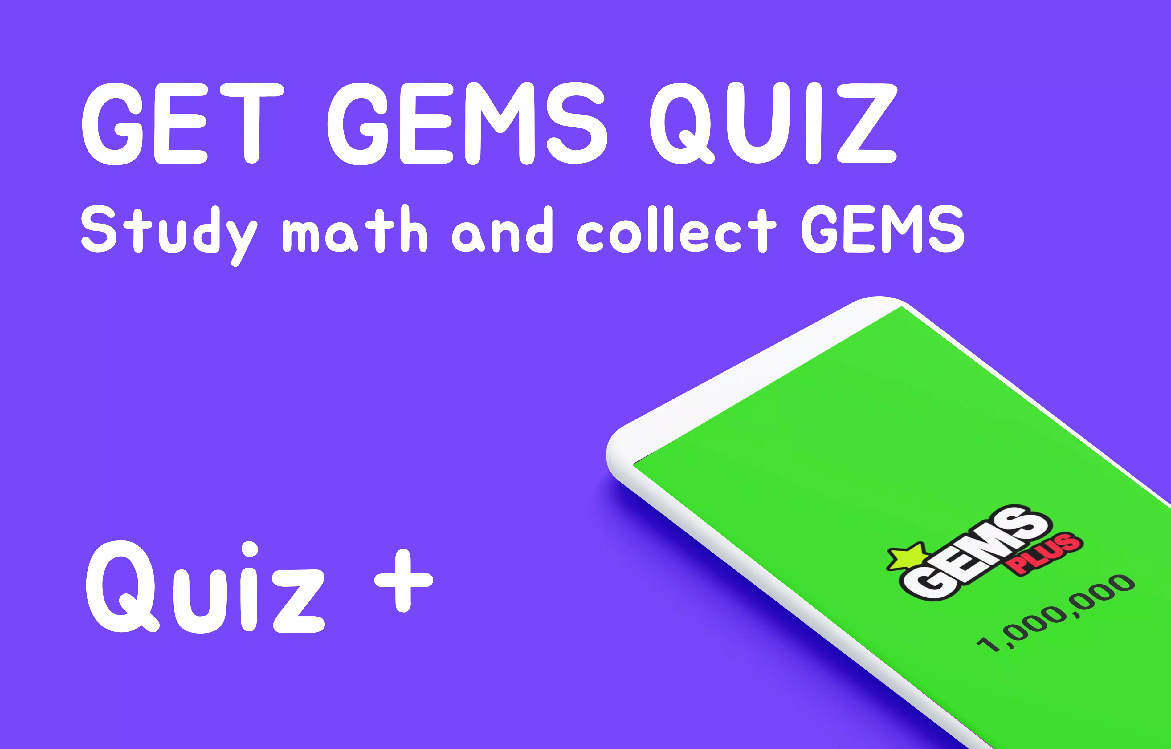 Gems Math Quiz - Plus 螢幕截圖 0