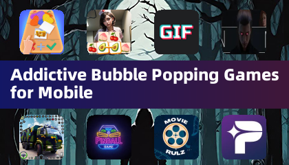 手机上令人上瘾的泡泡 popping 游戏