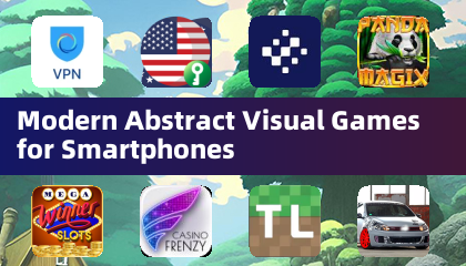 适用于智能手机的现代抽象视觉游戏