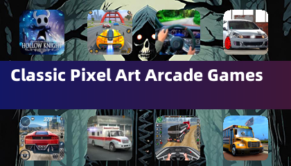 经典像素艺术街机游戏