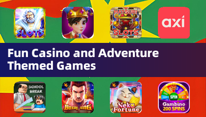 Fun Casino and Adventure Themed Games