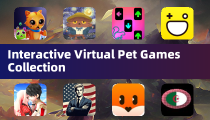 Interaktive Sammlung virtueller Haustier-Spiele